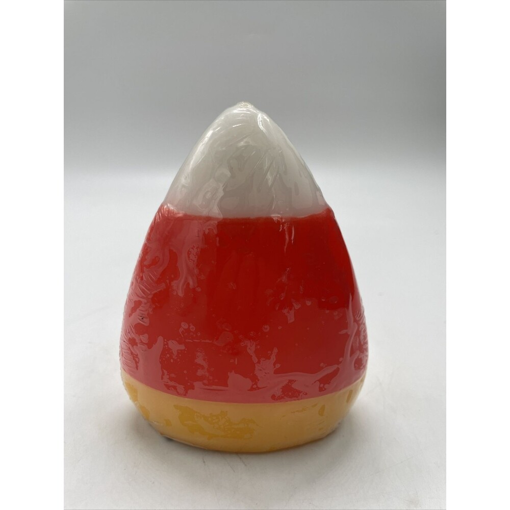 VINTAGE CANDY CORN CANDLE HALLOWEEN 4" Pacific Rim
